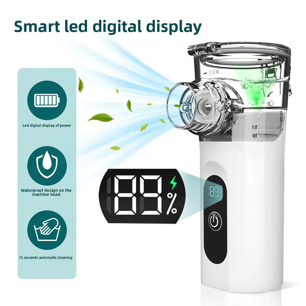 Portable rechargeable nebulizer